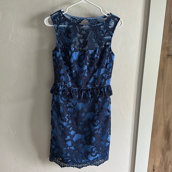 Lily Pulitzer Kiri Lace Peplum Dress - Picture 16 of 17